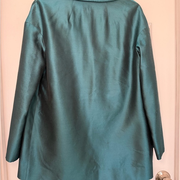 St John Couture Women's Teal Jacket size 8 - Picture 5 of 10
